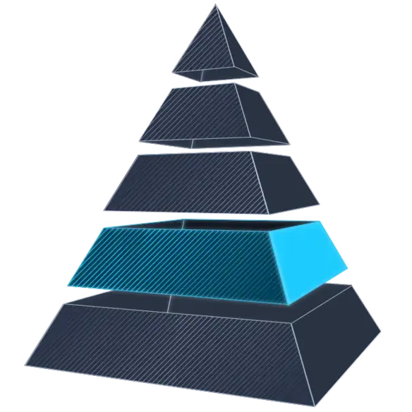 Pyramid image for Cut operating costs in half